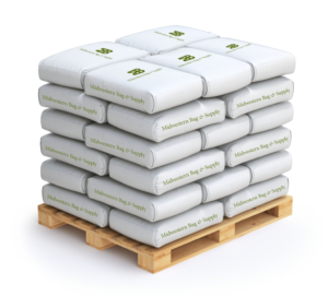 stack of multiwall paper bags
