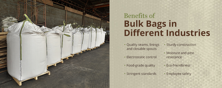 Benefits of Bulk Bags in Different Industries - Midwestern Bag & Supply
